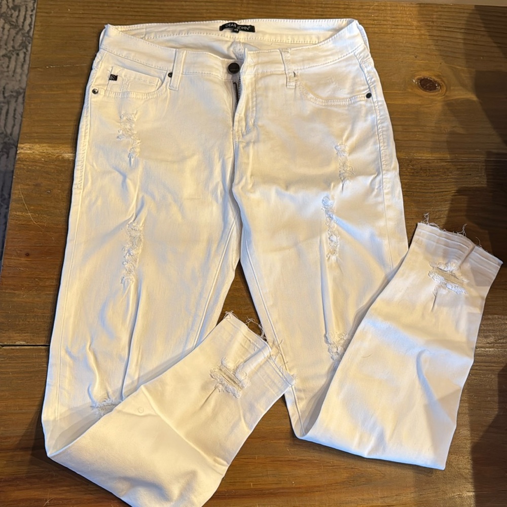 Dear John white denim jeans